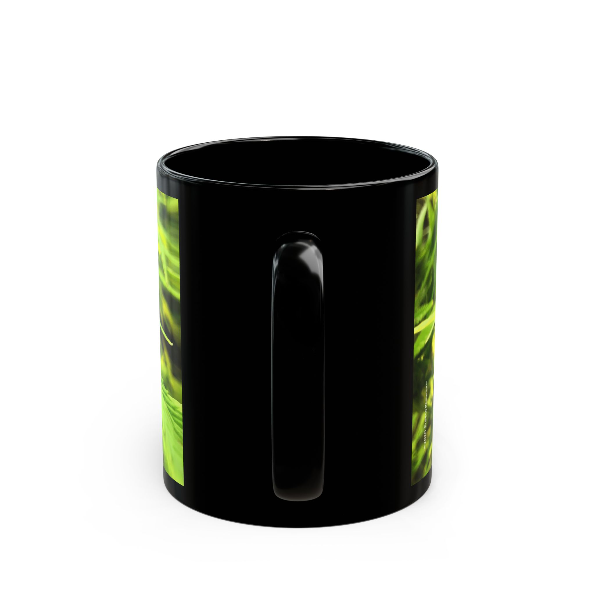 Cannabis Fresh Cannabud aromatic fresh ripe for harvest Black Coffee Mug (11oz, 15oz) - Image 4