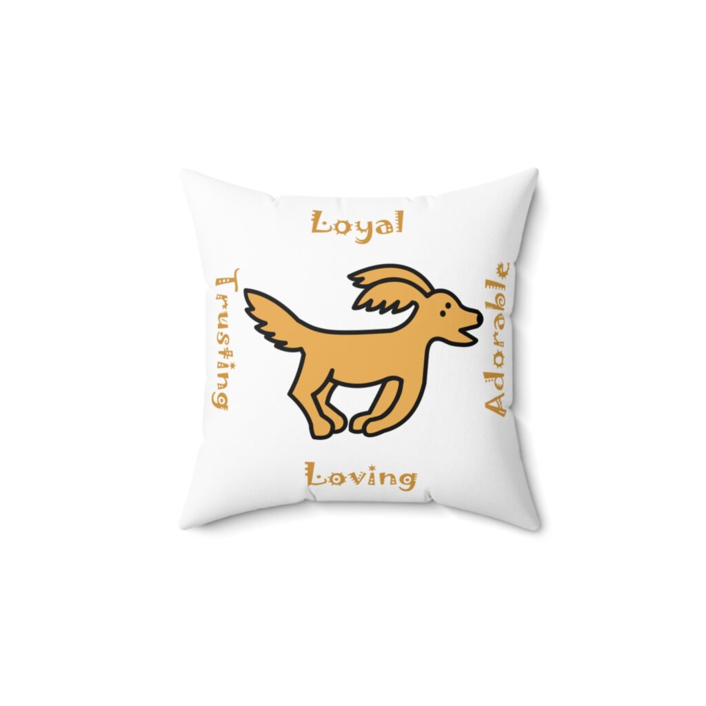 Goldendoodle Throw Pillow