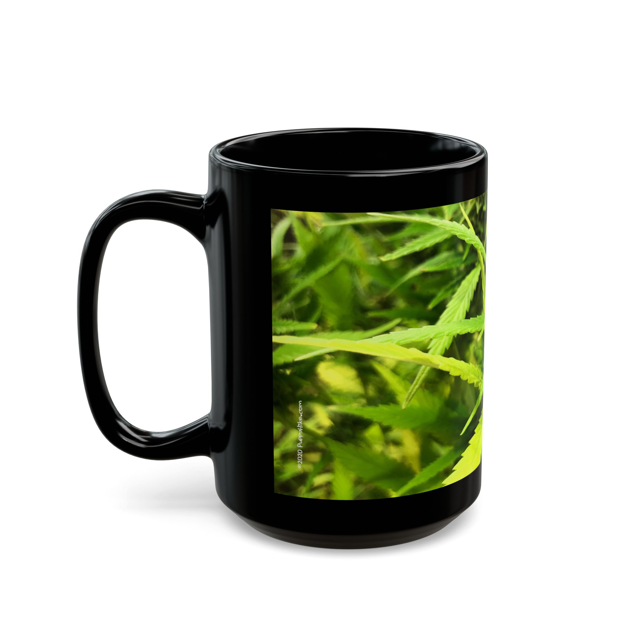 Cannabis Fresh Cannabud aromatic fresh ripe for harvest Black Coffee Mug (11oz, 15oz) - Image 11